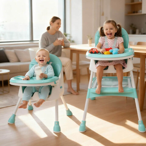 Silla De Bebe Para Comer Plegable Asiento 2 En 1 Arnes Cinturon Seguridad 3 Puntos Imback Color Turquesa Silla De Bebe Para Comer Plegable Asiento 2 En 1 Arnes Cinturon Seguridad 3 Puntos Imback Color Turquesa