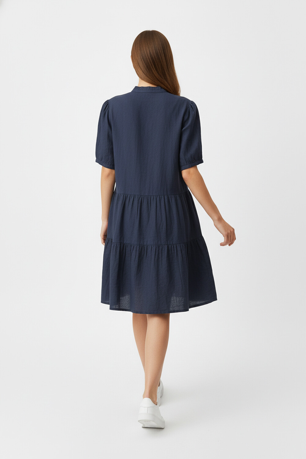 Vestido Teresi Azul Piedra