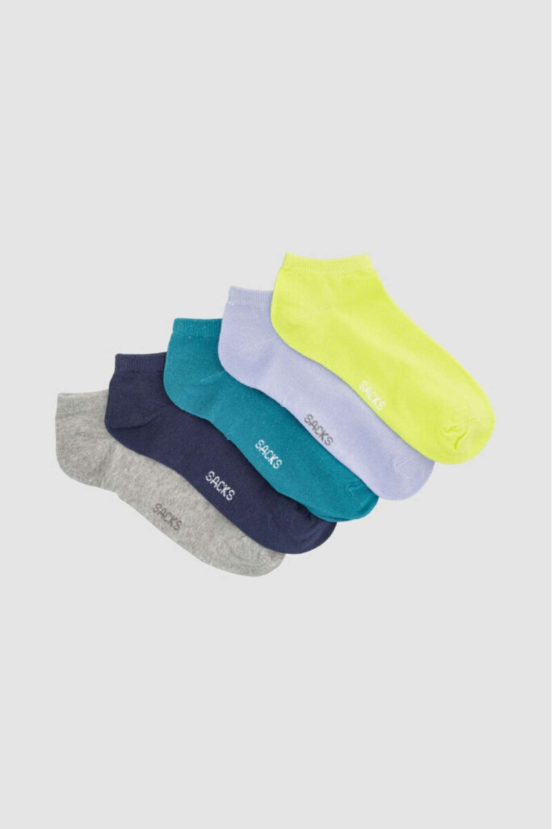 Medias cortas al tobillo en colores lisos - Variante 42 