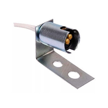 PORTA LAMPARA - UNIVERSAL CON SOPORTE EN L 2 POLOS - PORTA LAMPARA - UNIVERSAL CON SOPORTE EN L 2 POLOS -