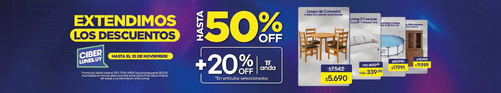 Extendimos el CiberLunes en La Tentación - Artículos con hasta 50%OFF