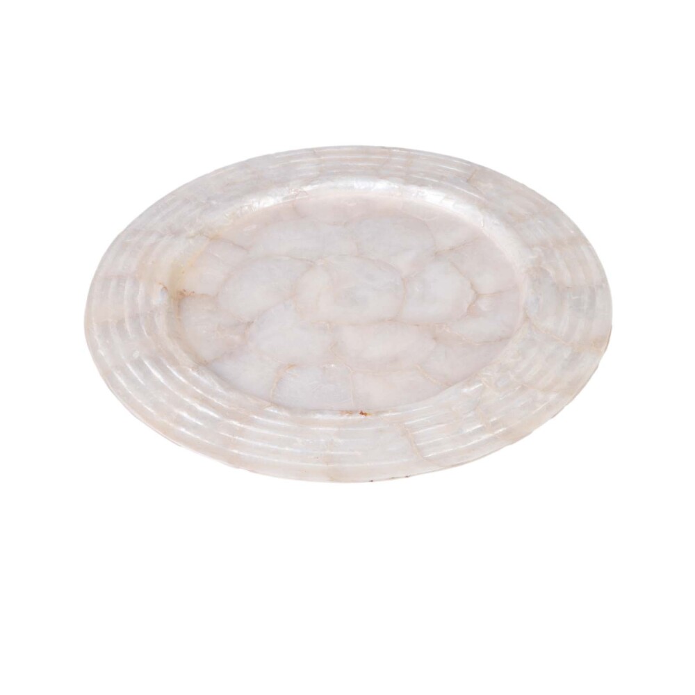 PLATO DE SITIO NACAR NATURAL-BEIGE CPCS 2406