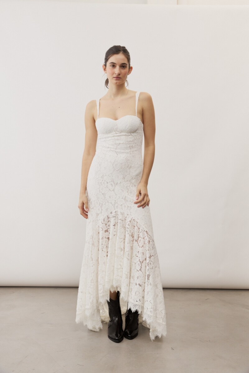Vestido Riba BLANCO