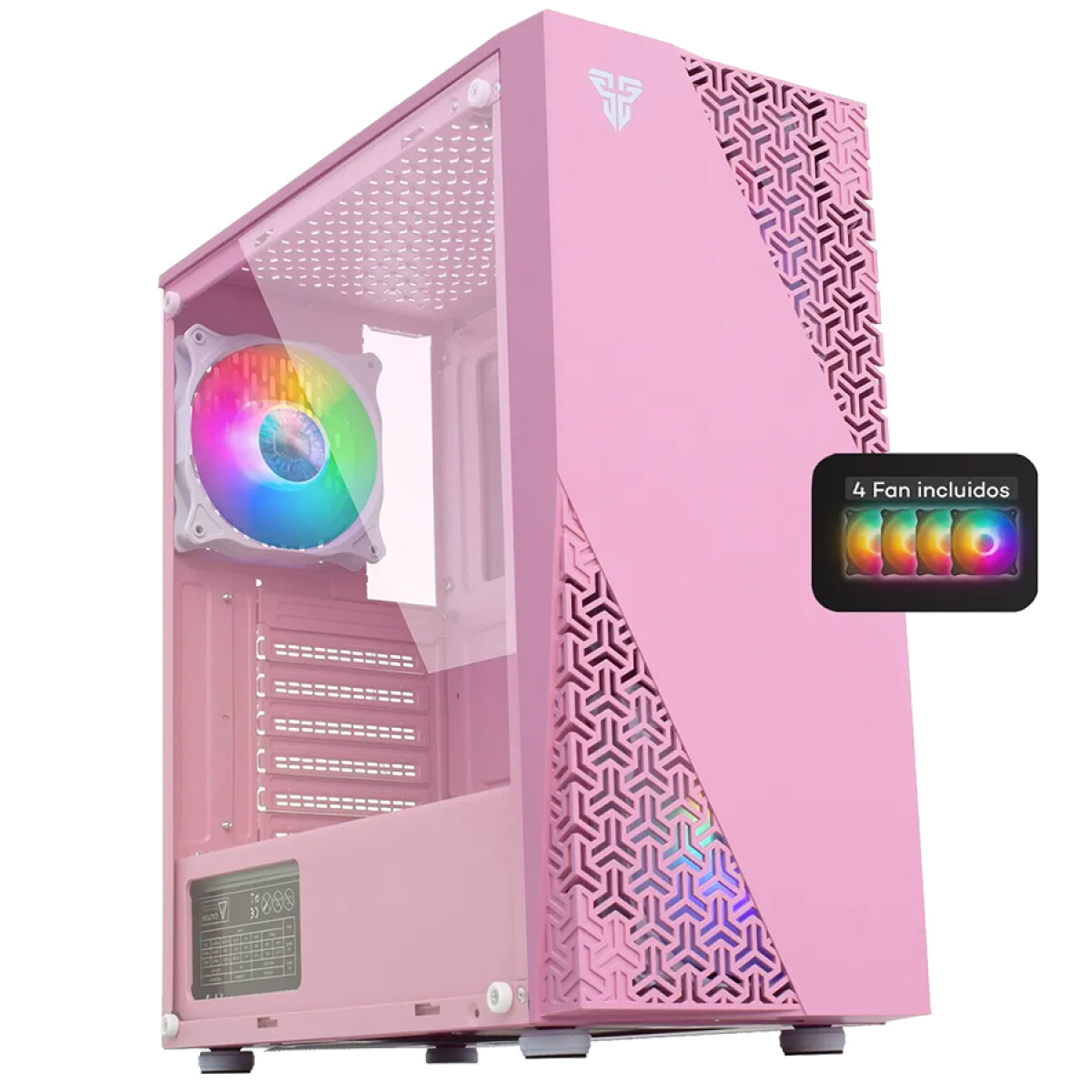 PC Gamer Ryzen 5 5600 - Fantech - Rosa 