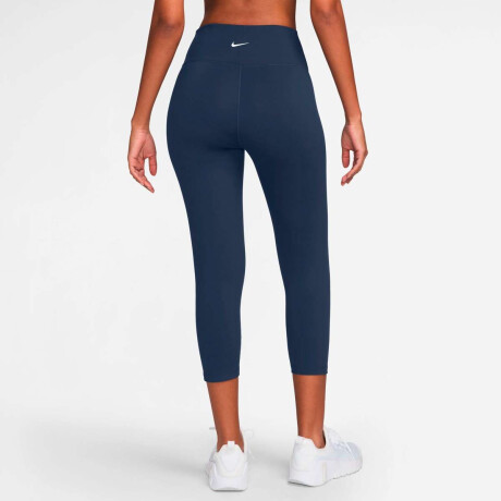Pantalón Largo Nike One High-Waisted Crop Leggings de Mujer Azul