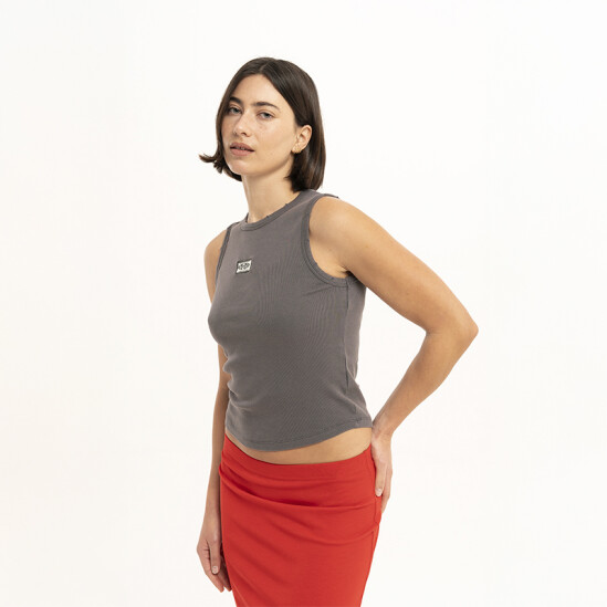 Musculosa Pulau Btfly Tank Top Gris