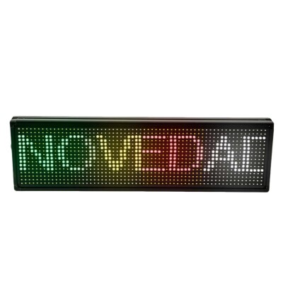 Cartel luminoso digital personalizable LED multicolor 4 colores 68 x 20cm Cartel luminoso digital personalizable LED multicolor 4 colores 68 x 20cm
