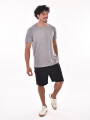 REMERA MANHATTAN GRIS OSCURO
