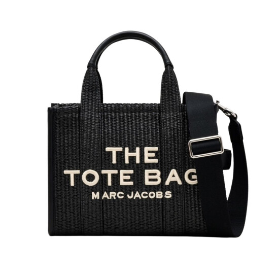 Marc Jacobs- Bolso tejido en jacquard , The small Tote Negro