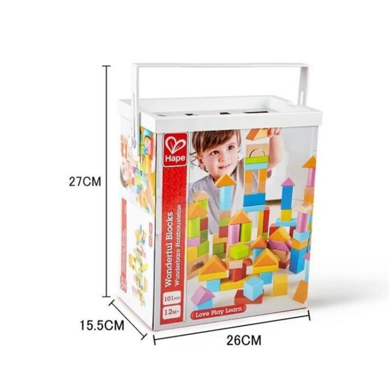 Puzzle de Madera 101 Bloques Hape Puzzle de Madera 101 Bloques Hape