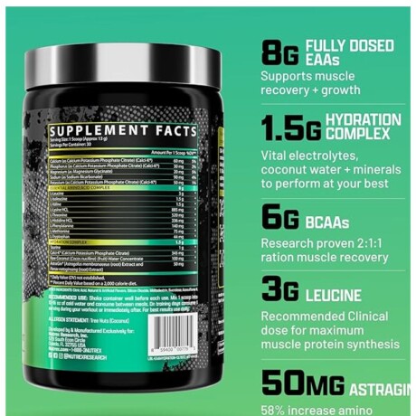 EEAA+ Hydration Maui Twist 390 g Aminoácidos Esenciales Nutrex EEAA+ Hydration Maui Twist 390 g Aminoácidos Esenciales Nutrex