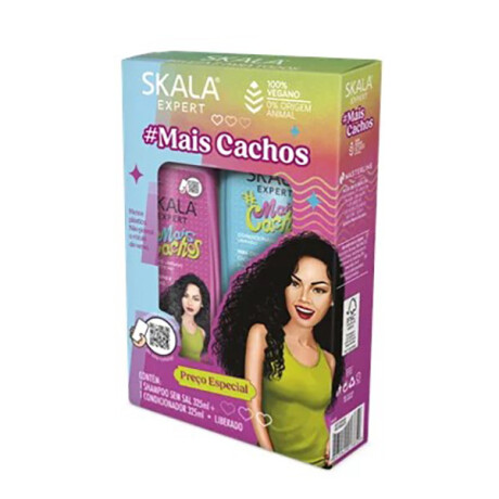 Pack Skala 100% Vegano Shampoo 325 ml + Aco 325 ml Mais Cachos