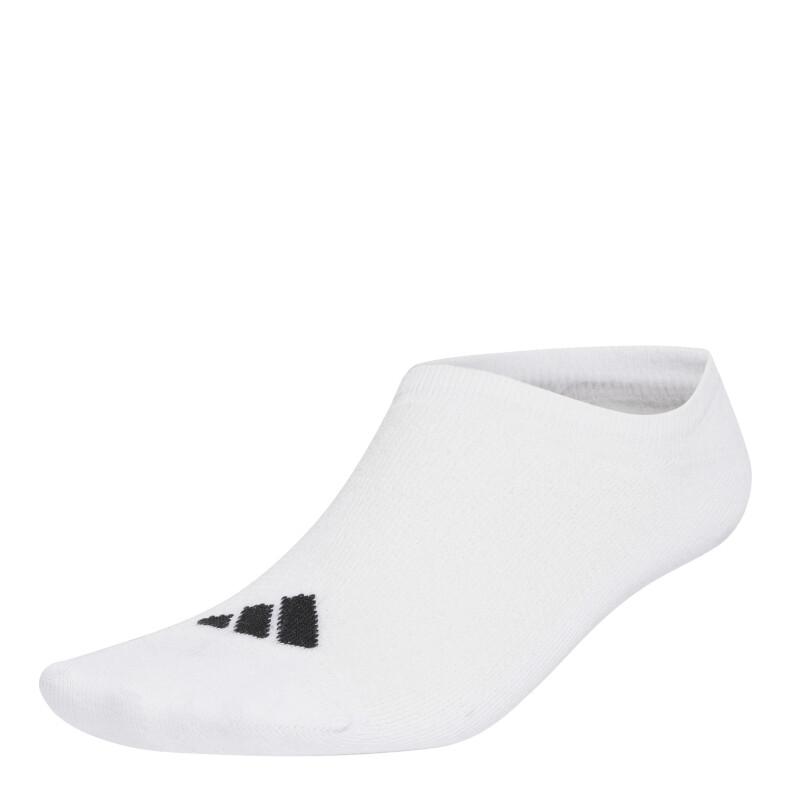 Medias Unisex Adidas Zoquete Invisible Show Blanco - Negro