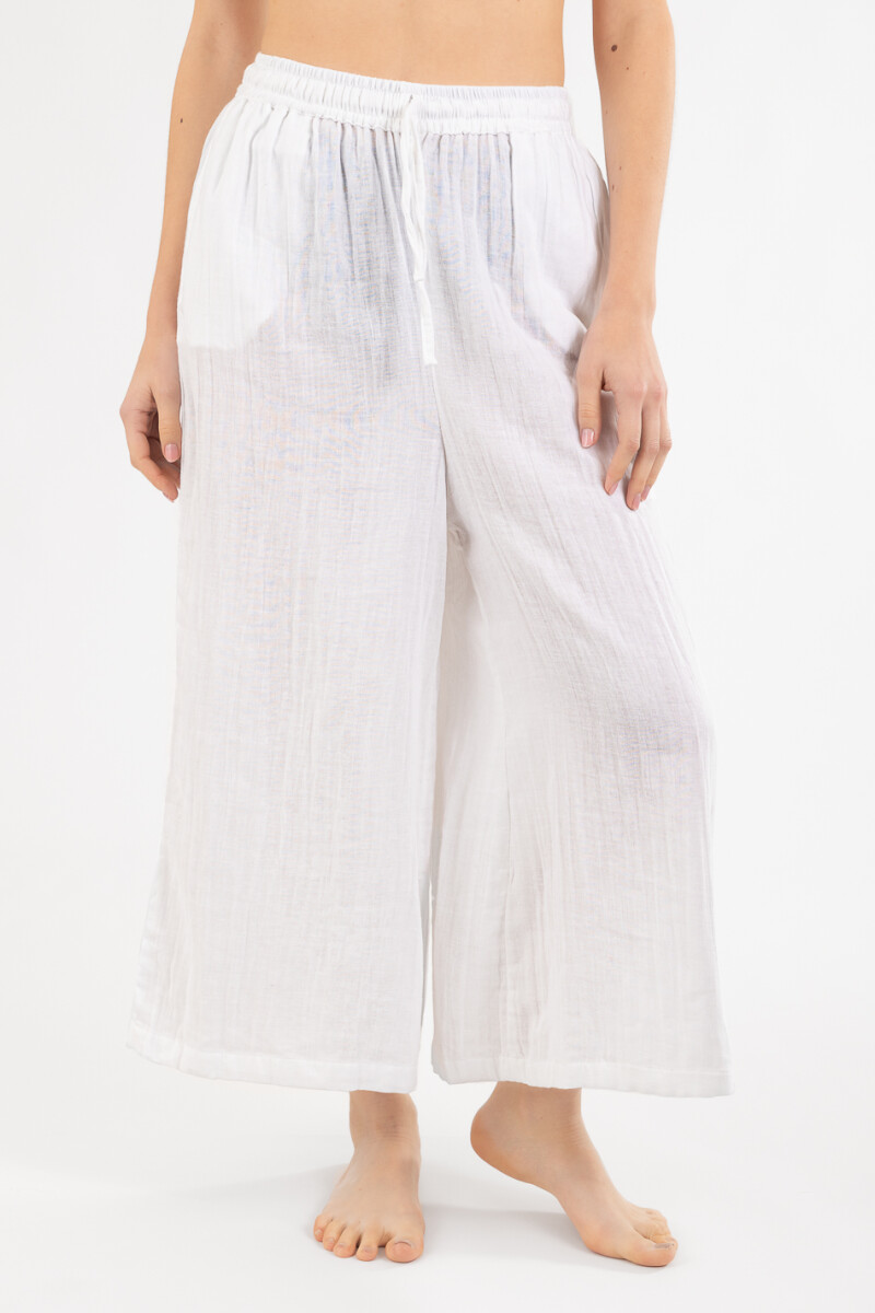 Pantalón tulum Blanco