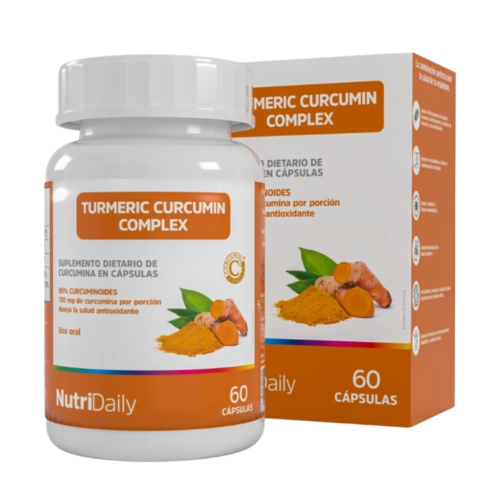 NUTRIDAILY TURMERIC CURCUMIN X 60 CAPS única