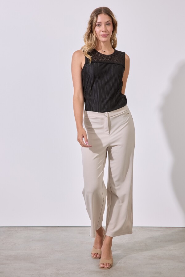 Pantalon Lyocell BEIGE