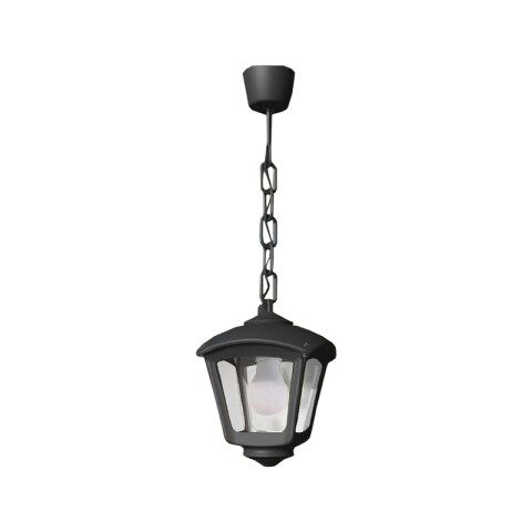 Farol colgante colonial negro IP55 E27 SICAR/ROBY FL0576