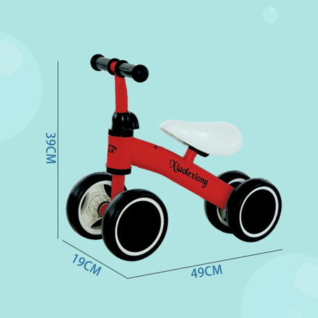 Bicicleta De Equilibrio Buggy Niños S/Pedal Triciclo Rojo