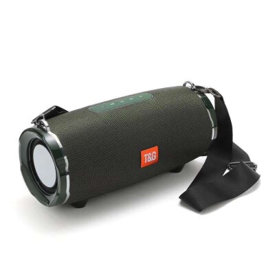 Parlante portátil bluetooth TG187 50W simil boombox con colgante de transporte verde Parlante portátil bluetooth TG187 50W simil boombox con colgante de transporte verde
