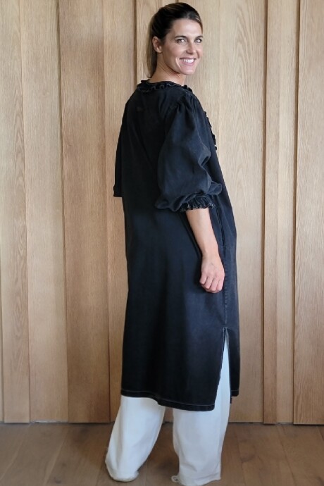 Kimono Almeja Denim Negro
