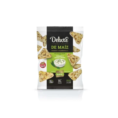 SNACK DELUXE DE MAIZ VERDEO & CREMA Snack Deluxe Verdeo & Crema