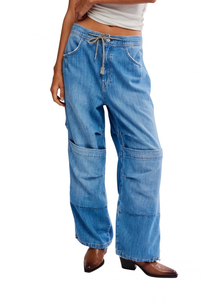 Jean Logan Cargo Azul