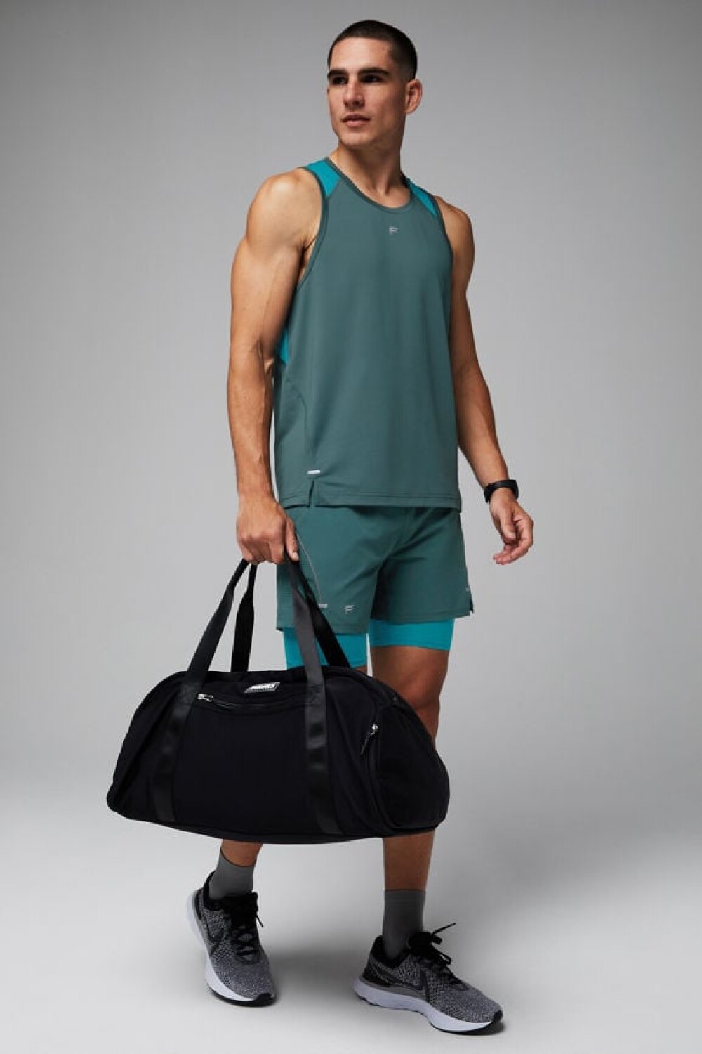 Bolso Fabletics Gym Duffle Negro
