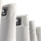 Set x4 paños cortina blackout 1,35m x 2,30m BLANCO