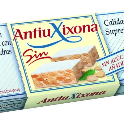 Turrón De Almendras Sin Azúcar AntiuXixona 150g Antiu Turron Alemdras 150g S/a
