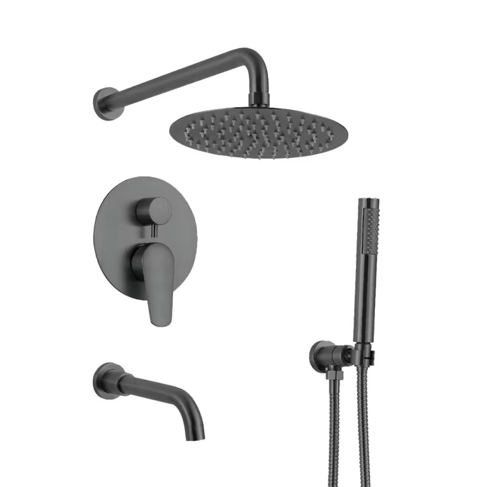 Grifería de ducha Monocomando embutir con Transferencia Celtic Grafito Grifería De Ducha Monocomando Embutir Con Transferencia Celtic Grafito