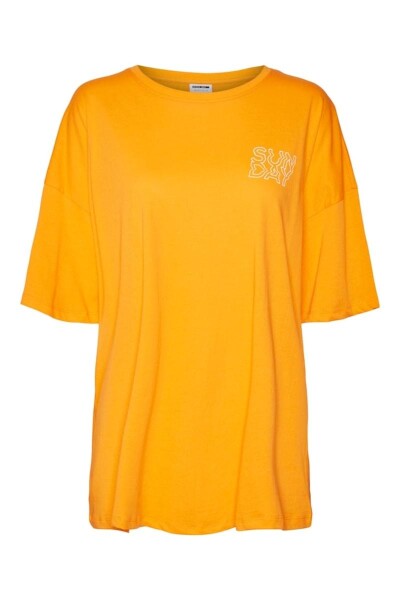 Camiseta Tessie Oversize Vibrant Orange