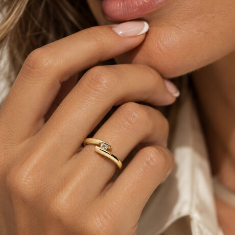 Anillo Adele de Oro Amarillo 18k Brillantes Anillo Adele de Oro Amarillo 18k Brillantes