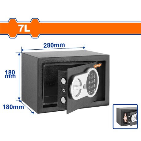 Caja Fuerte Digital Wadfow WEB1518 7L Universo Binario 001