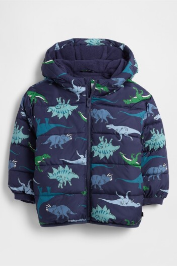 Campera Puffer Toddler Niño New Navy