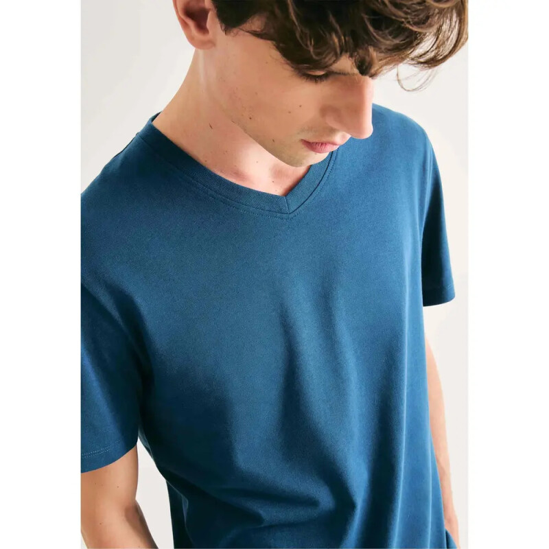 CAMISETA MM MASC AZUL ESCURO