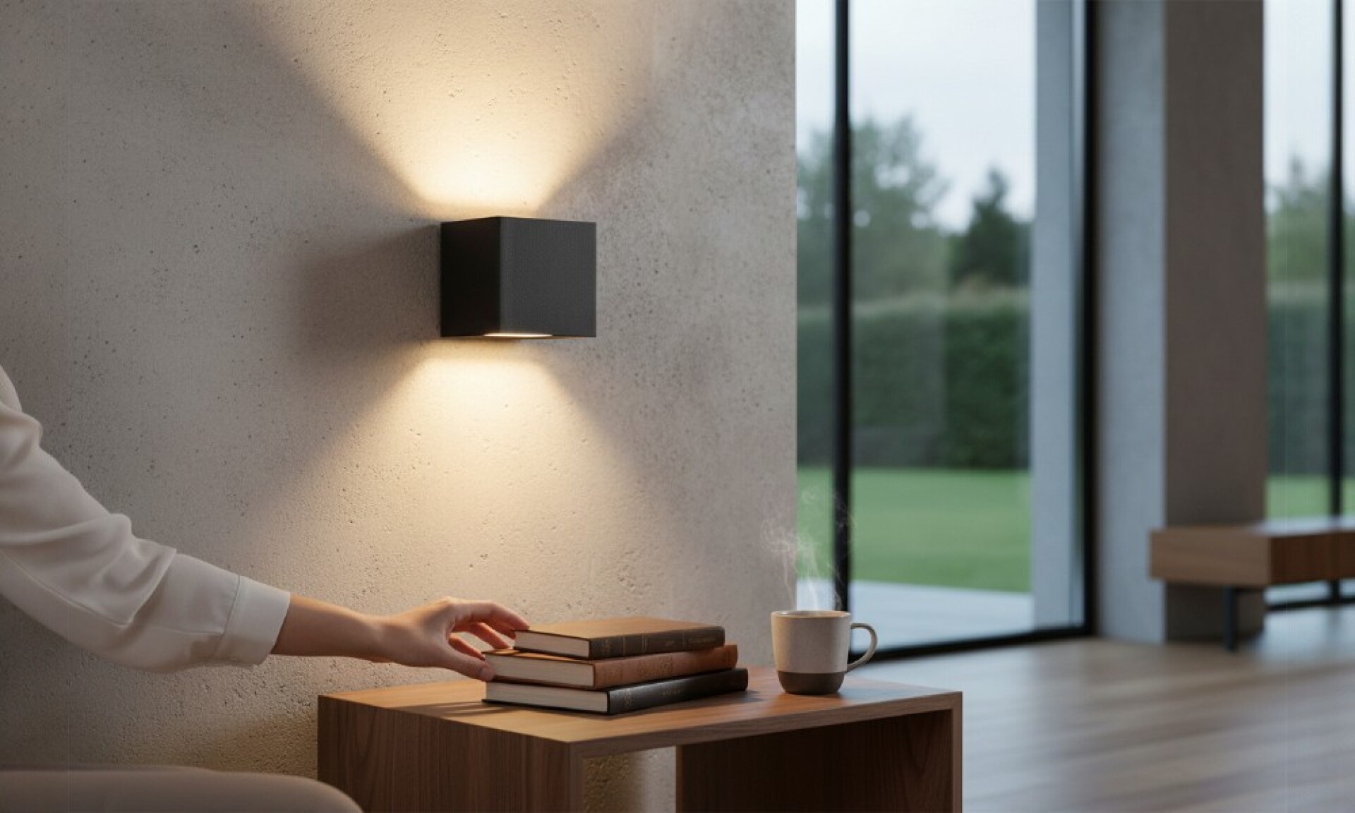 Luminaria Decorativa De Pared Hb1004 Bk 