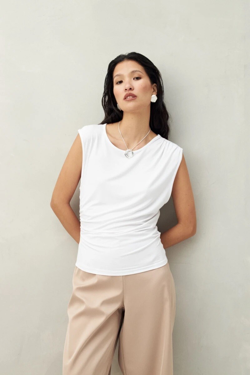 BLUZA D.CASSIN YUCA - BLANCO 