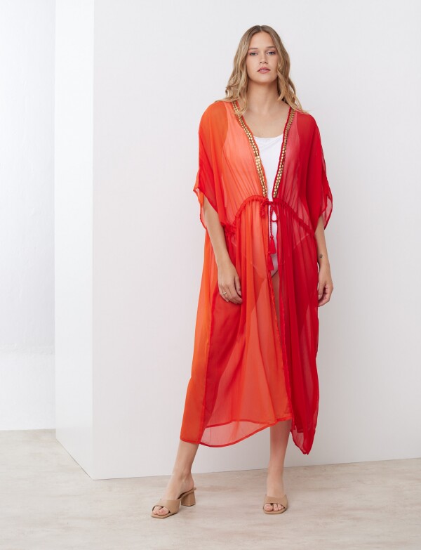 Kaftan Mallorca ROJO