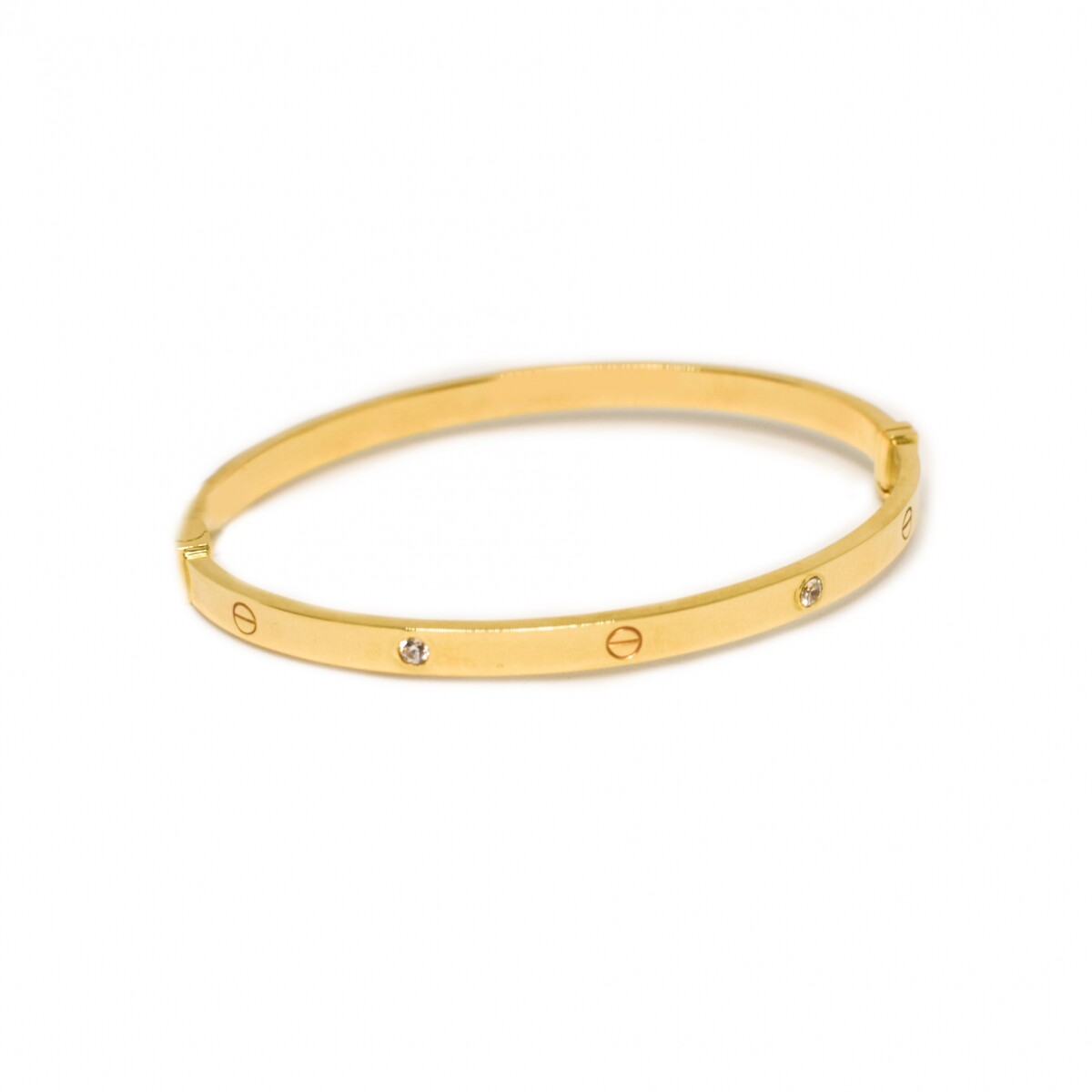 Pulsera en oro 18Kilates con Zirconias 