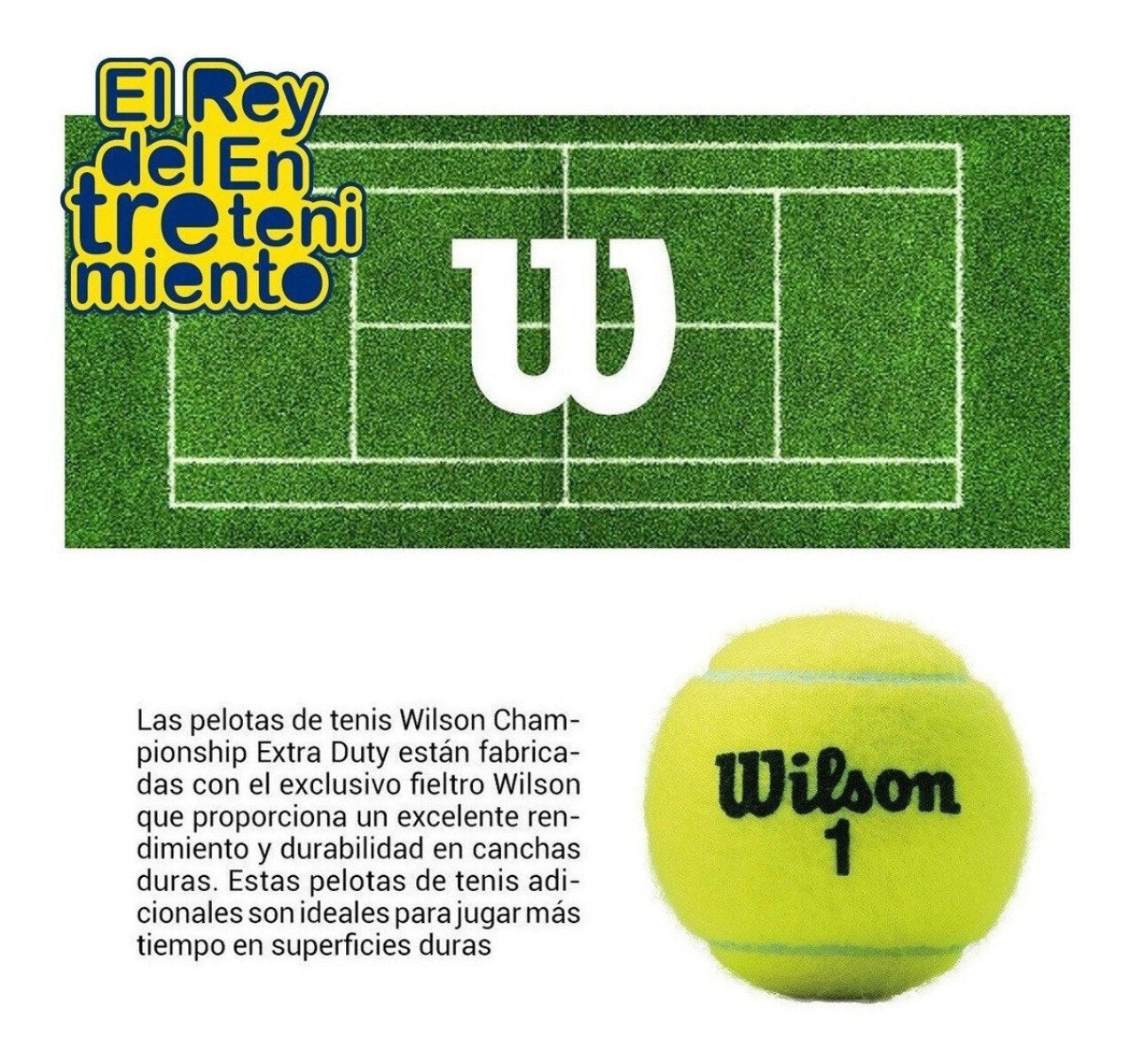 Tubo X3 Pelotas Wilson Regular Extra Duty Tennis - Wilwrt100100 