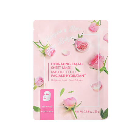 Mascarilla facial hidratante rosa