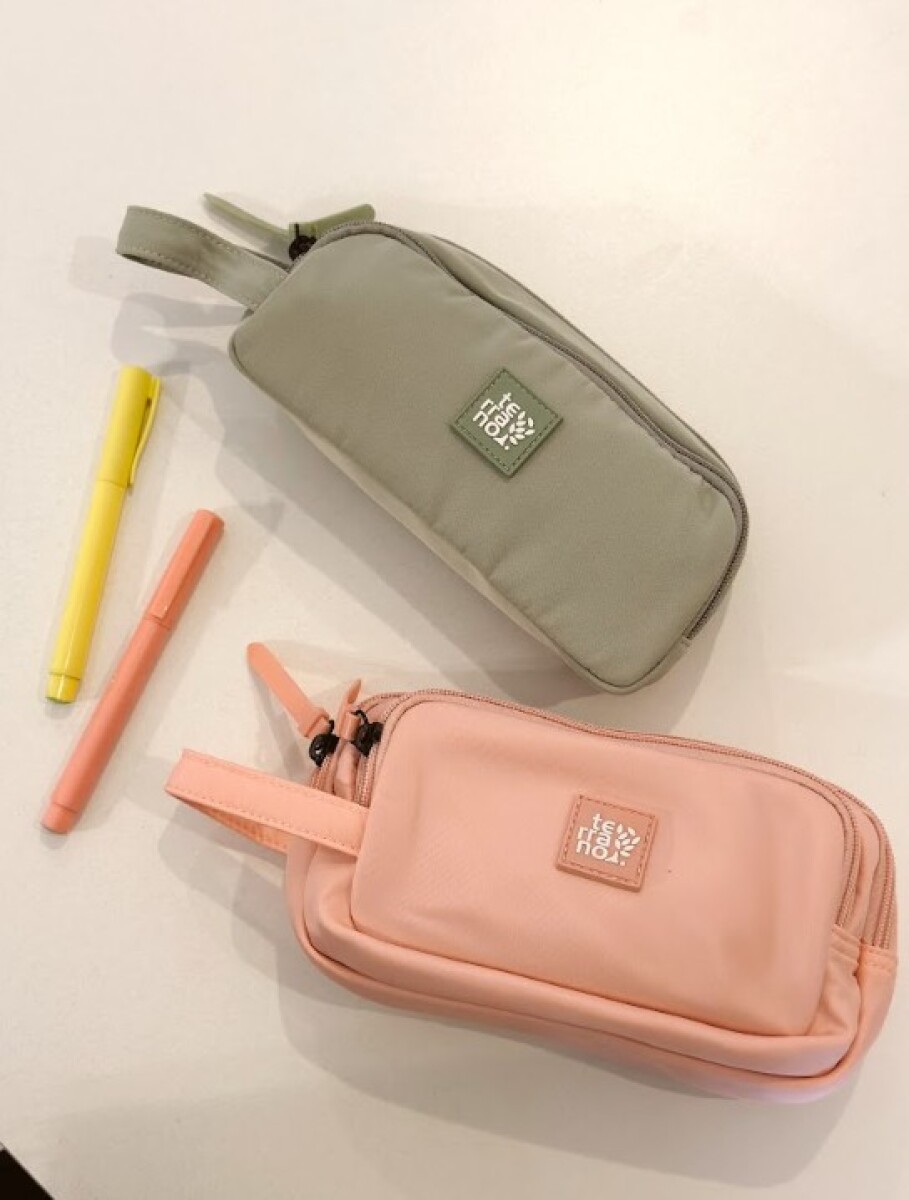 Cartuchera Clásica Essence - Oliva 