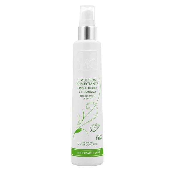 Emulsión Humectante con Vit. A y Ginkgo Biloba Emulsión Humectante con Vit. A y Ginkgo Biloba