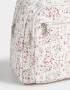 Mochilas Urbanas Mochila De Cuerina Con Charm - Estampado Flores
