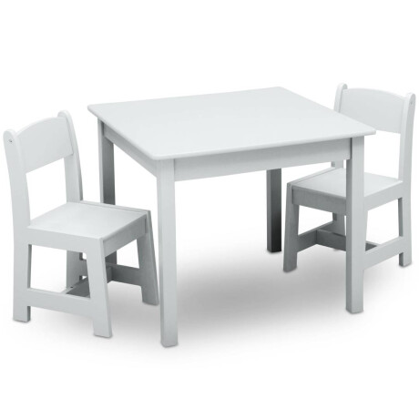 Juego de mesa y 2 sillas Wisly Blanco