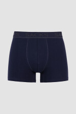 Boxer corto de algodón elastano Azul piedra