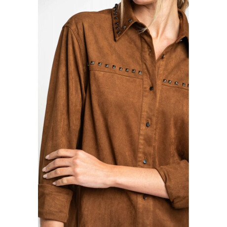 Camisa Gamusa Vegana Camel