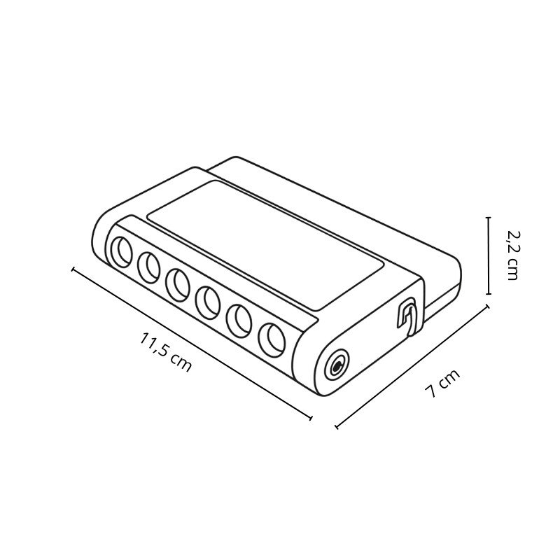 SPOT LINEAL AJUSTABLE MAGNETICO 6W 2700K Spot Lineal Ajustable Magnético G2 6W 2700K Negro