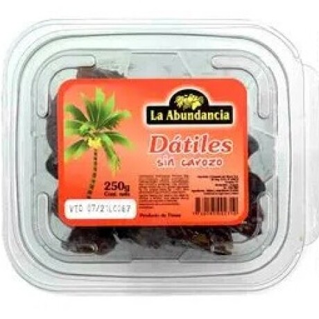 DATILES S/CAROZO LA ABUNDANCIA 250G DATILES S/CAROZO LA ABUNDANCIA 250G