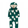 Enterito Carters Con Capucha Ositos Verde RN Enterito Carters Con Capucha Ositos Verde RN